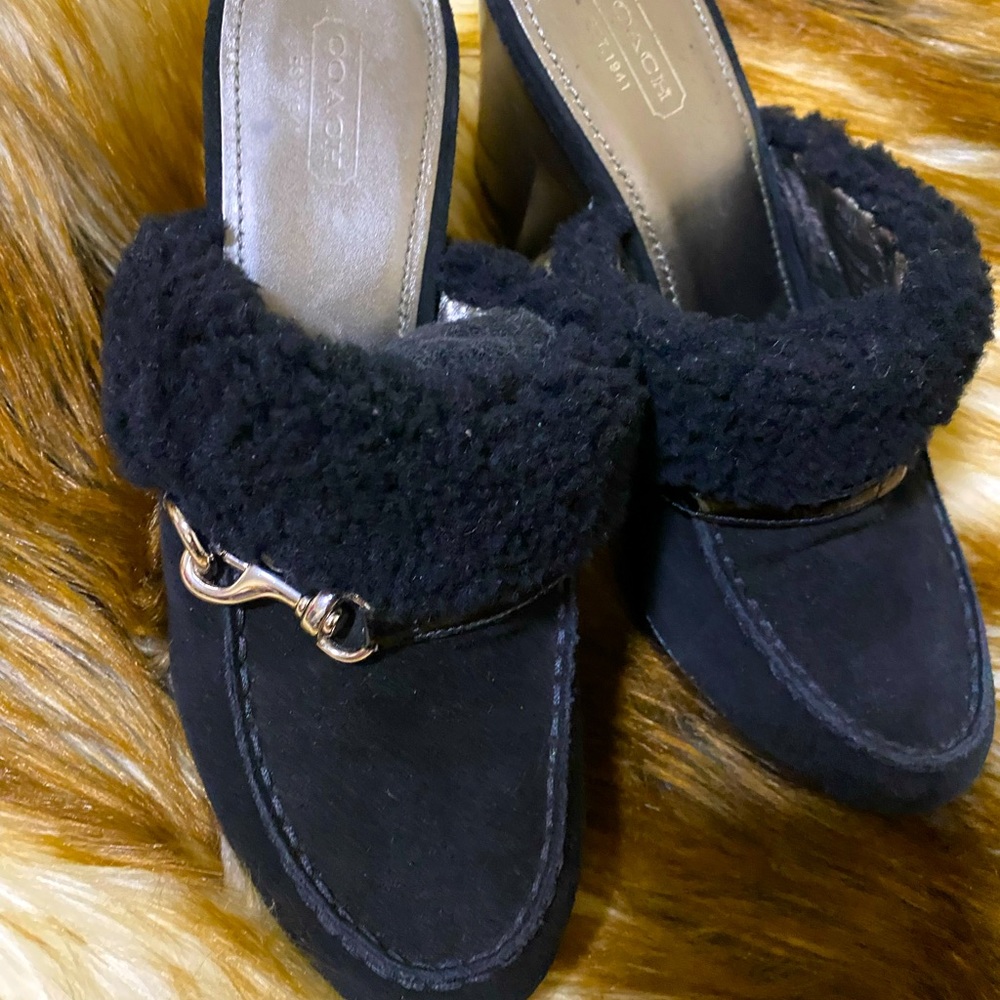 Coach Fur Sandal - Picture 4 of 7